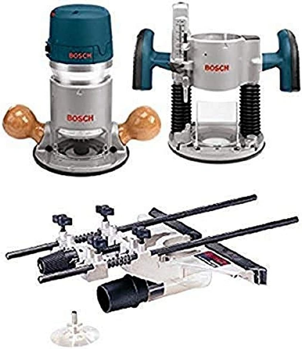 BOSCH 1617EVSPK Wood 12 Amp Router Tool Combo Kit
