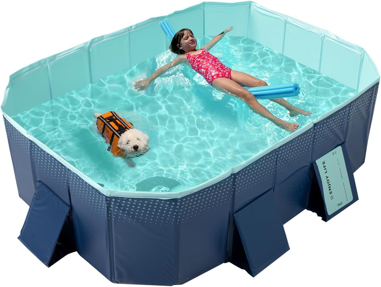 Foldable Non-Inflatable Kids' and Adults' Outdoor Swimming Pool