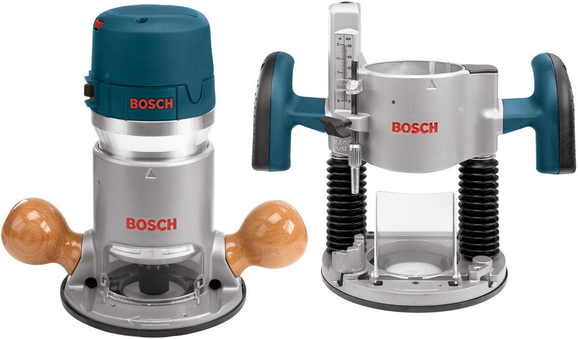 BOSCH 1617EVSPK Wood 12 Amp Router Tool Combo Kit
